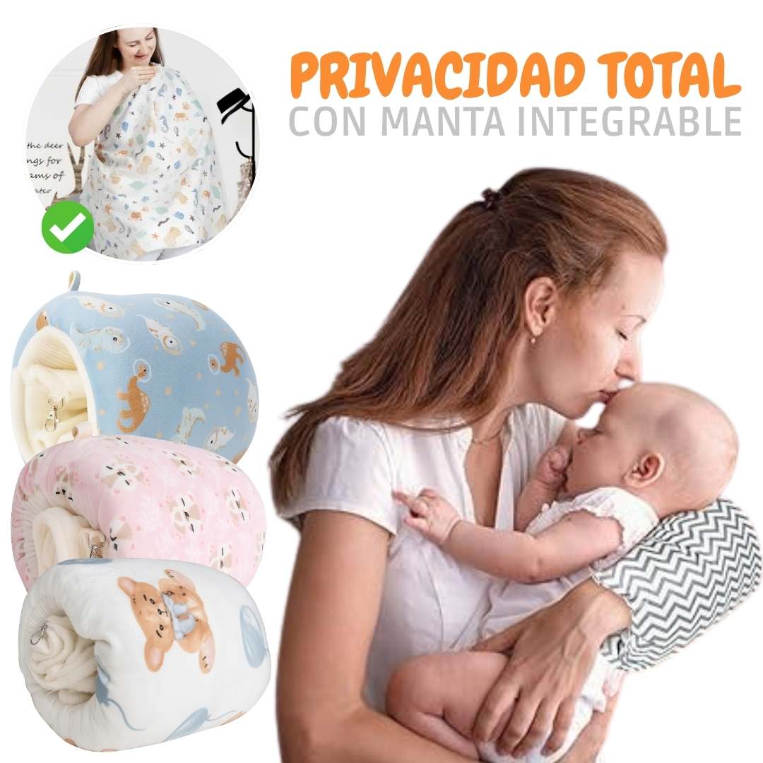 Almohada de lactancia + manta portátil®