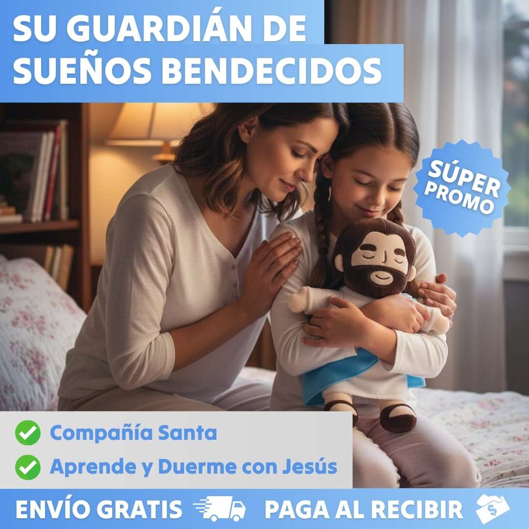 Peluche de jesús que respira, brinda calma y conexión ®