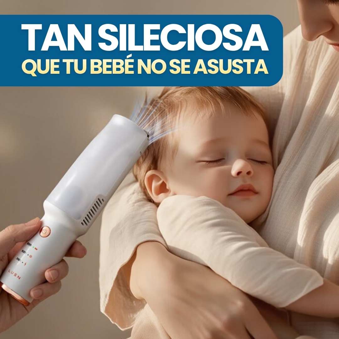 MÁQUINA AFEITADORA PARA BEBÉ CON ASPIRADORA®