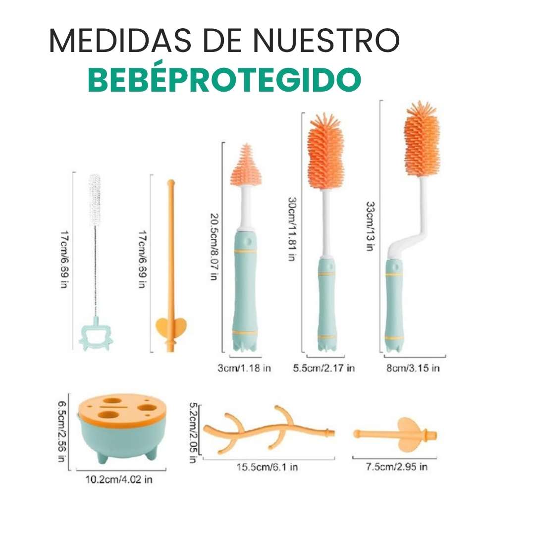 KIT DE CEPILLOS PARA BIBERONES®