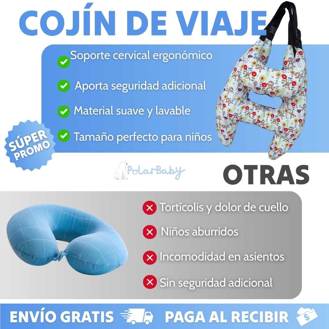 Cojín viajero de seguridad para niños ®
