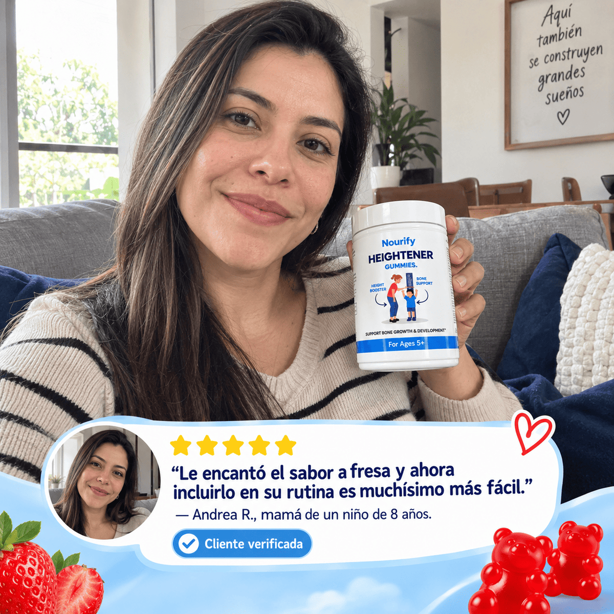 Heightener Gummies®️ – Apoyo Nutricional Para Su Crecimiento y Desarrollo – ¡Lleva 2 y Paga 1!